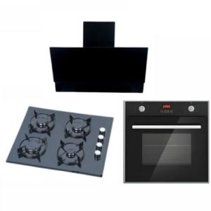 MİLEN Siyah Ankastre Set